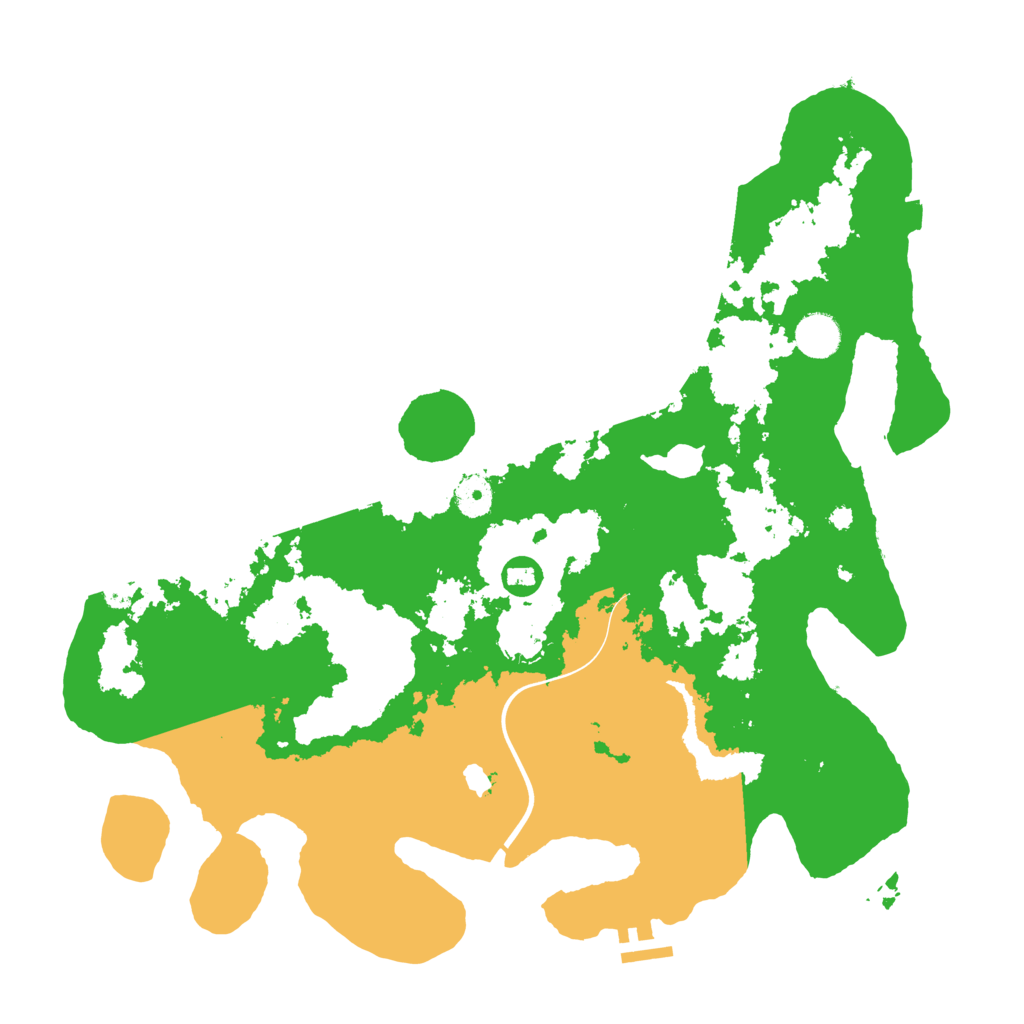 Biome Rust Map: Procedural Map, Size: 4000, Seed: 8278