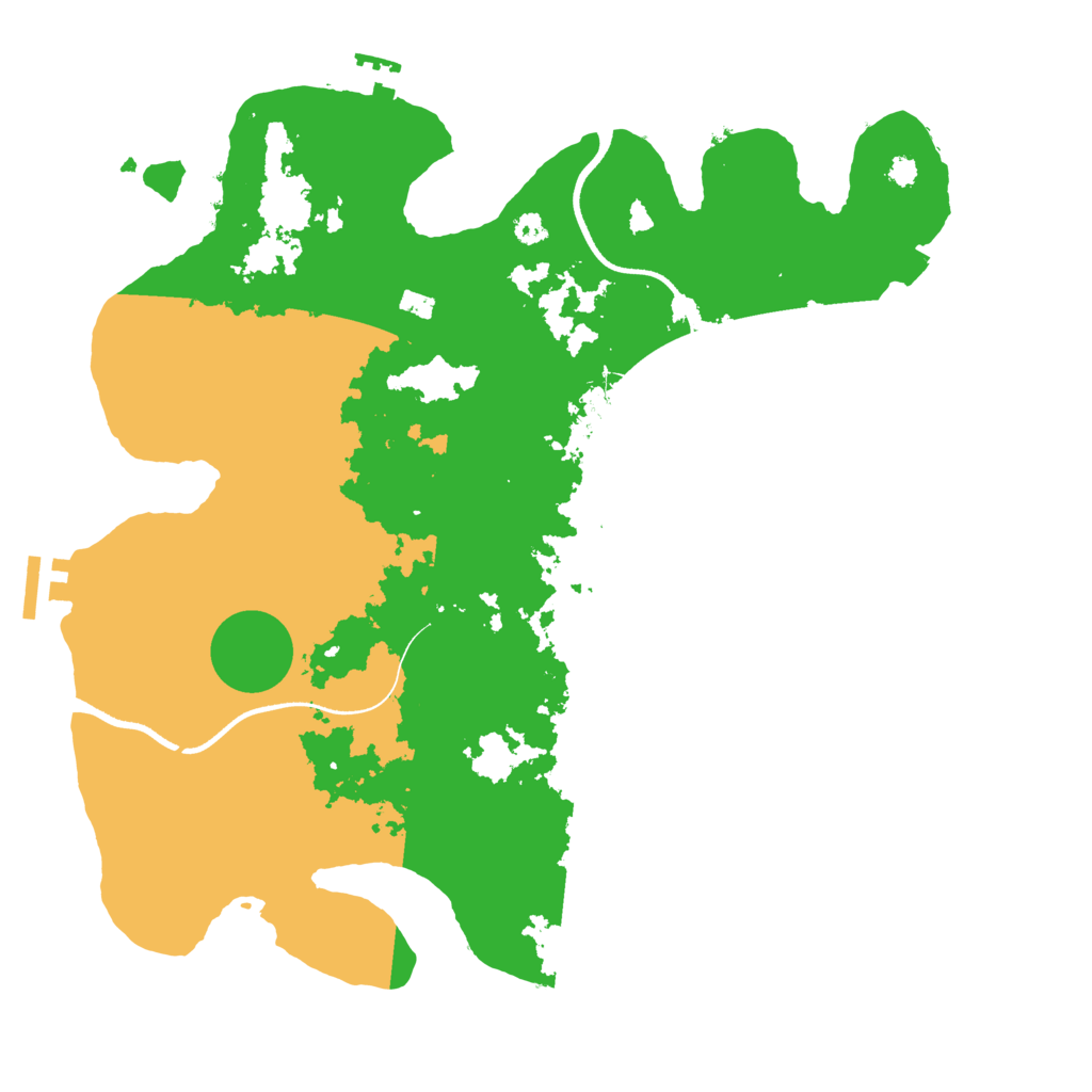 Biome Rust Map: Procedural Map, Size: 3500, Seed: 344226751