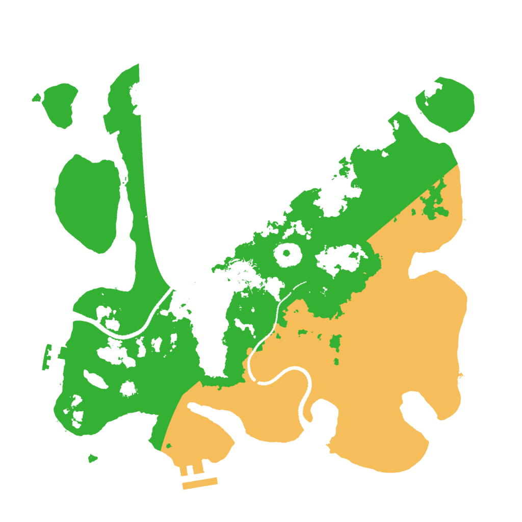 Biome Rust Map: Procedural Map, Size: 3000, Seed: 56754