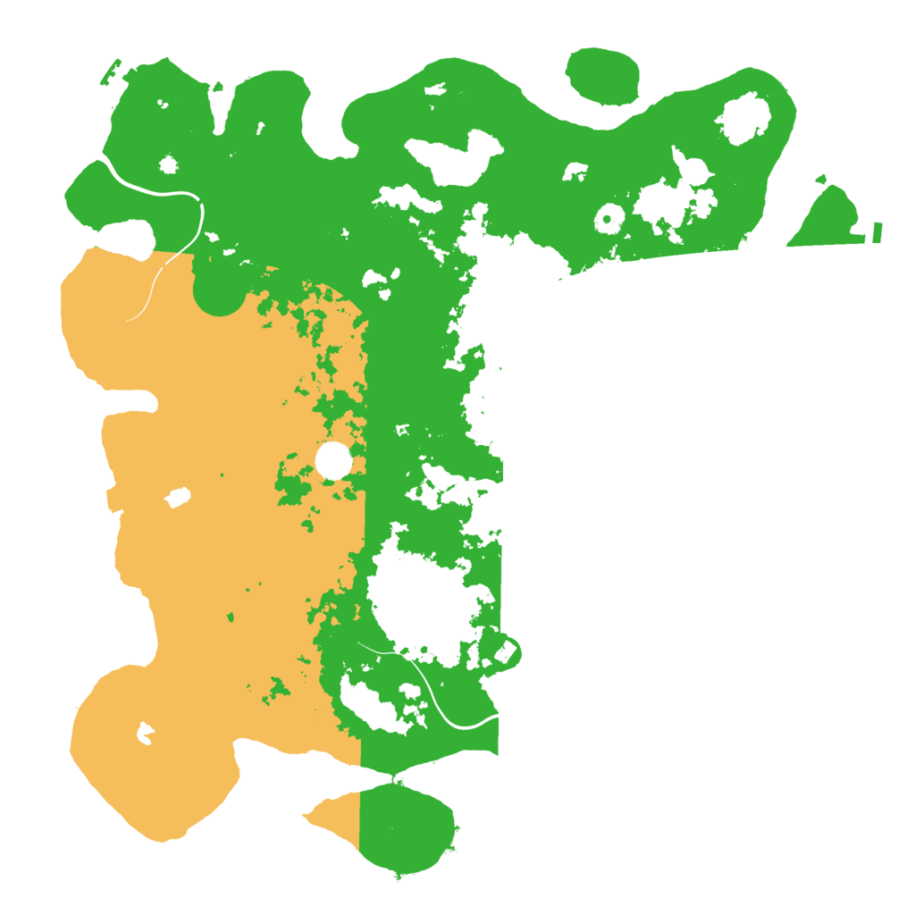 Biome Rust Map: Procedural Map, Size: 4500, Seed: 81358