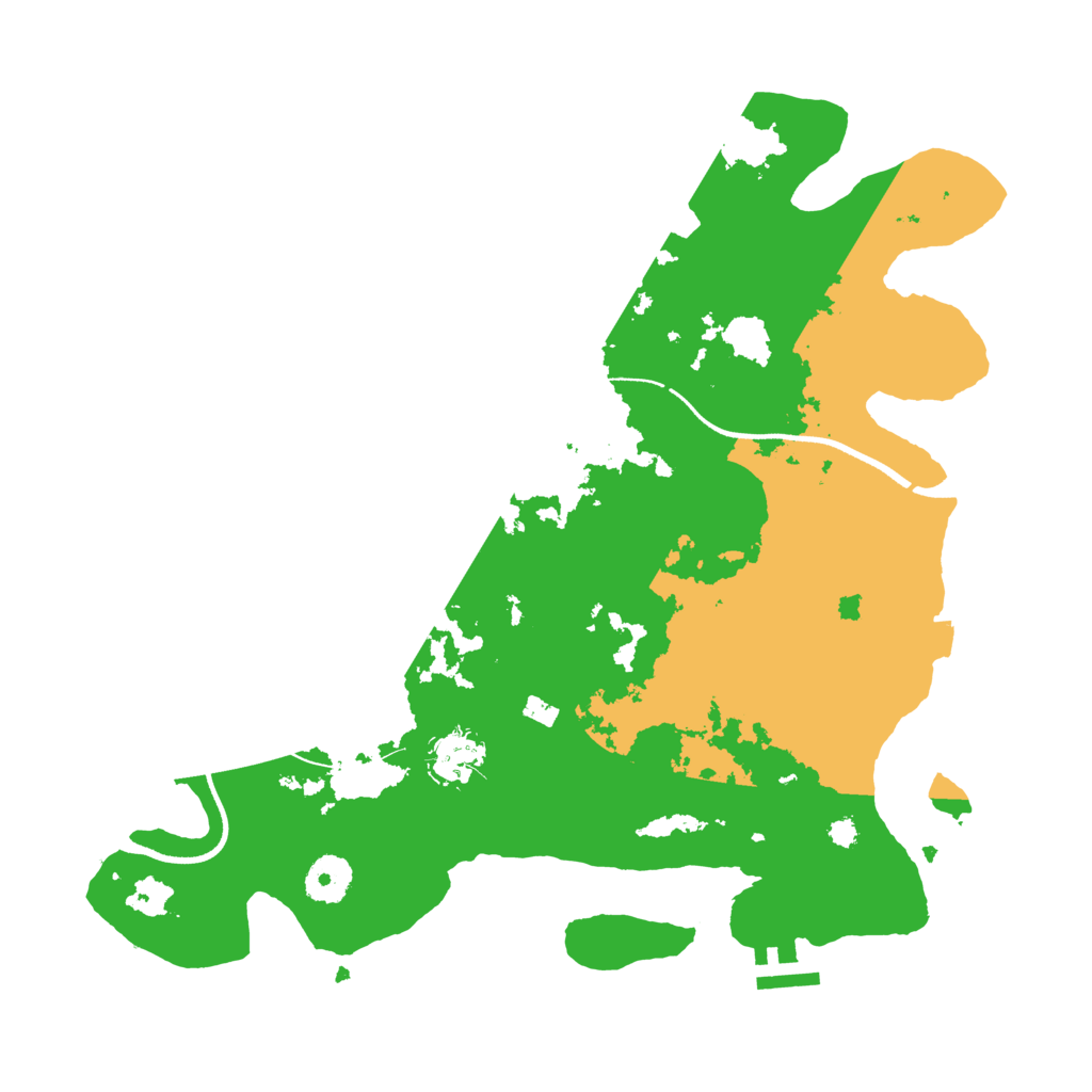 Biome Rust Map: Procedural Map, Size: 3500, Seed: 576970004