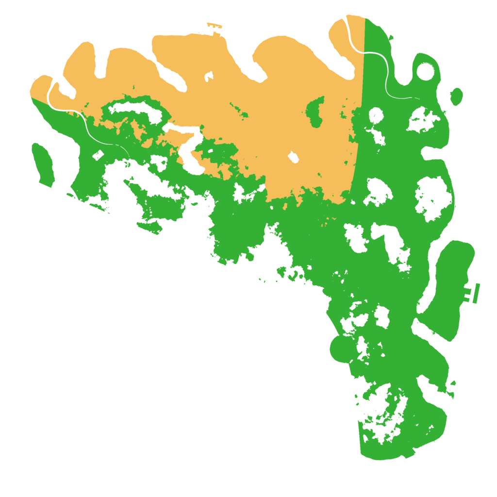 Biome Rust Map: Procedural Map, Size: 5000, Seed: 50040