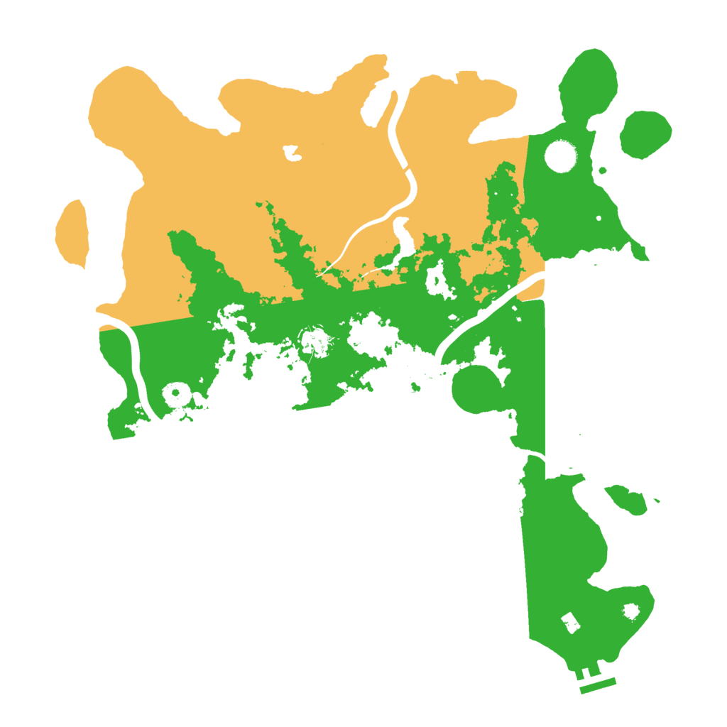 Biome Rust Map: Procedural Map, Size: 4000, Seed: 120078896