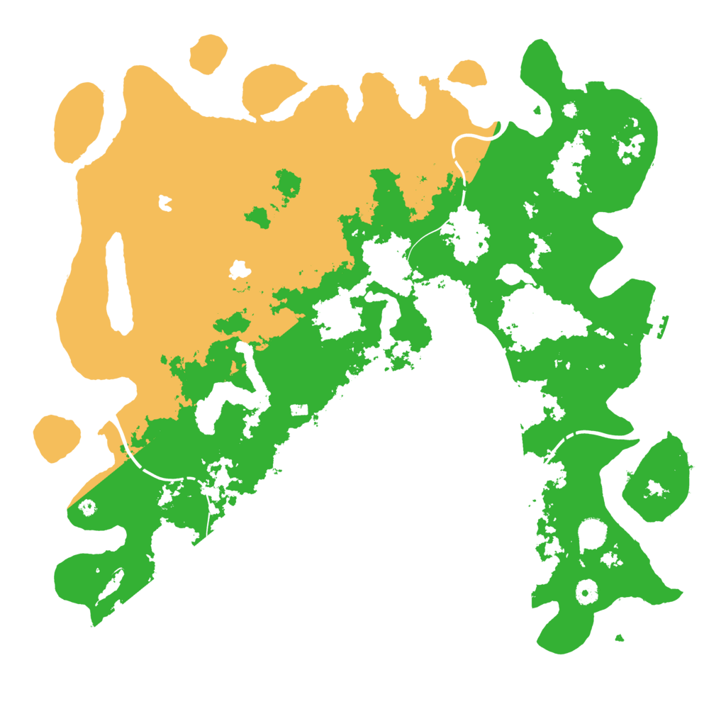 Biome Rust Map: Procedural Map, Size: 4500, Seed: 377724755