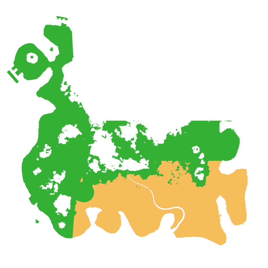Biome Rust Map: Procedural Map, Size: 3600, Seed: 47233