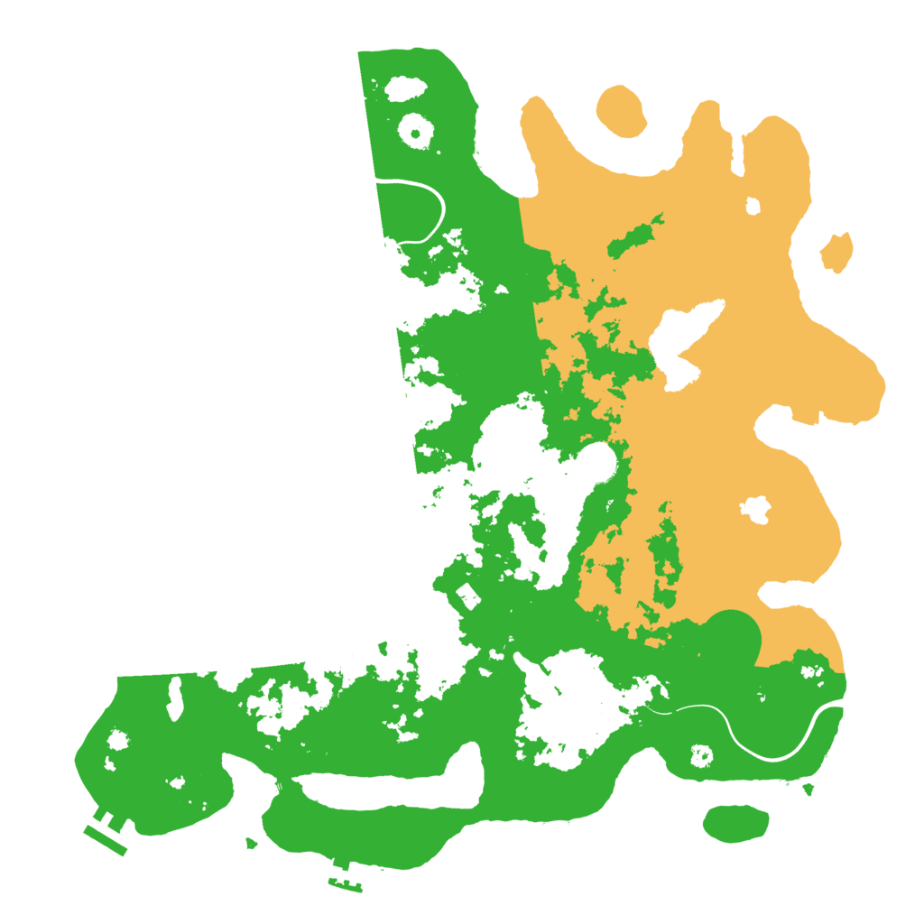 Biome Rust Map: Procedural Map, Size: 4000, Seed: 28072671