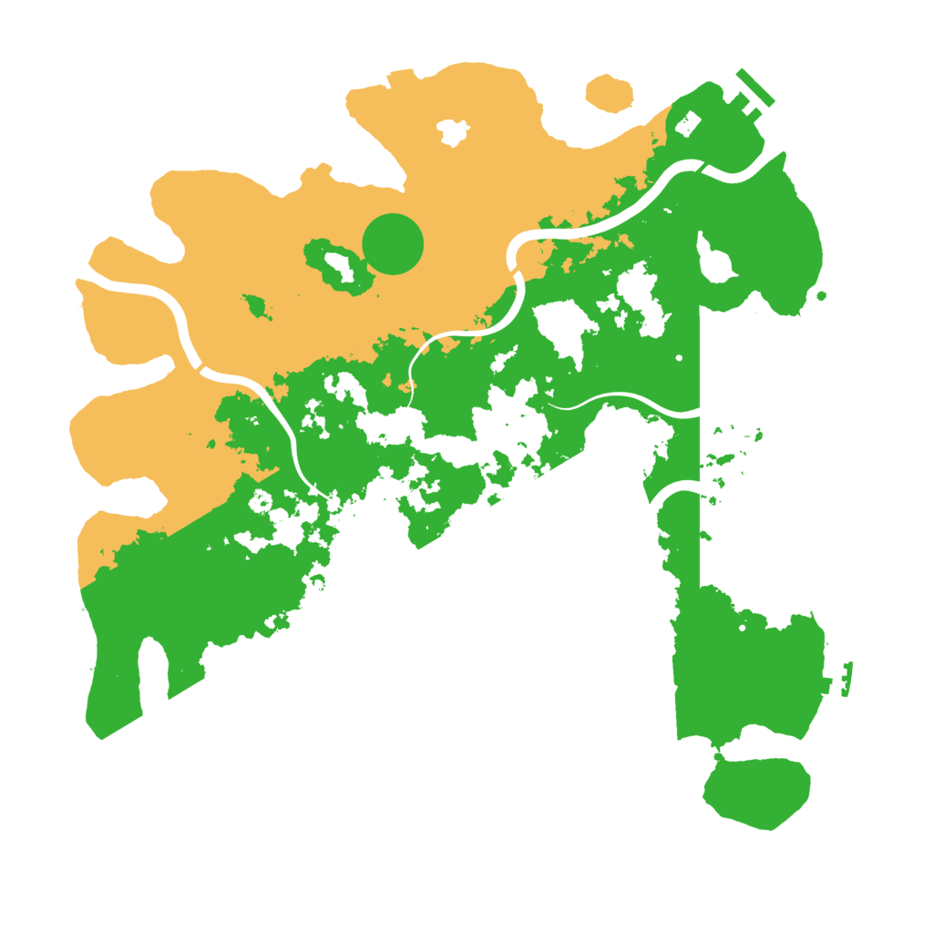 Biome Rust Map: Procedural Map, Size: 4000, Seed: 280924
