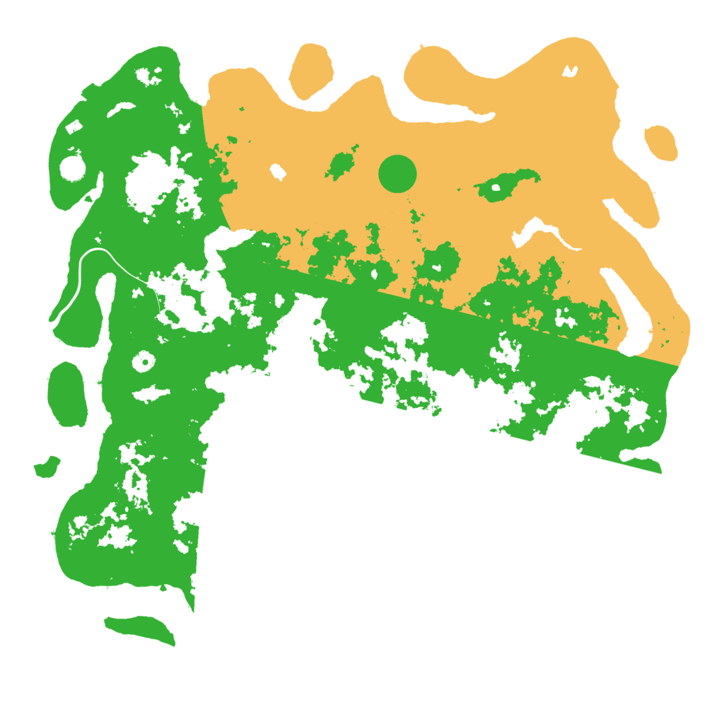Biome Rust Map: Procedural Map, Size: 5000, Seed: 34332