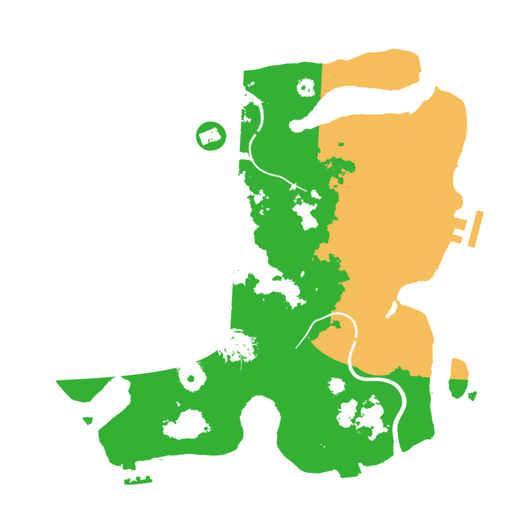 Biome Rust Map: Procedural Map, Size: 2850, Seed: 67823565