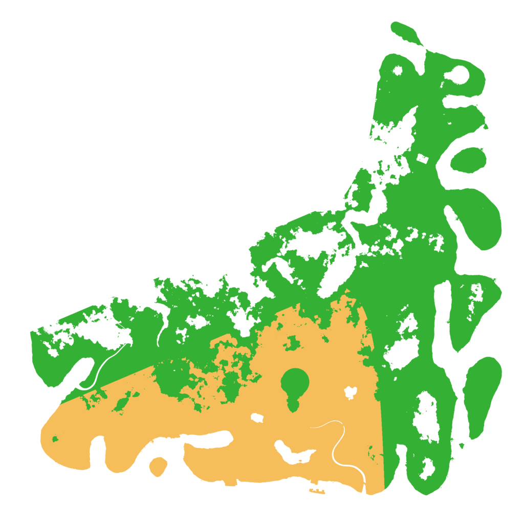 Biome Rust Map: Procedural Map, Size: 5000, Seed: 1041963125
