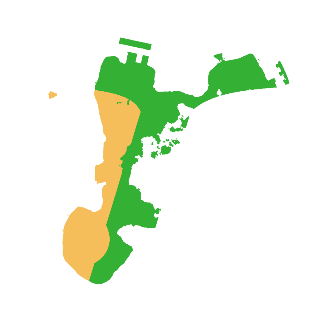 Biome Rust Map: Procedural Map, Size: 2000, Seed: 541561