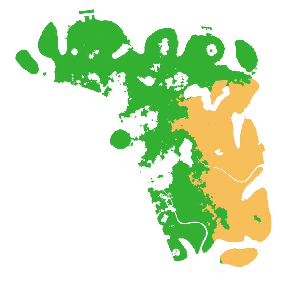 Biome Rust Map: Procedural Map, Size: 4000, Seed: 1614822363