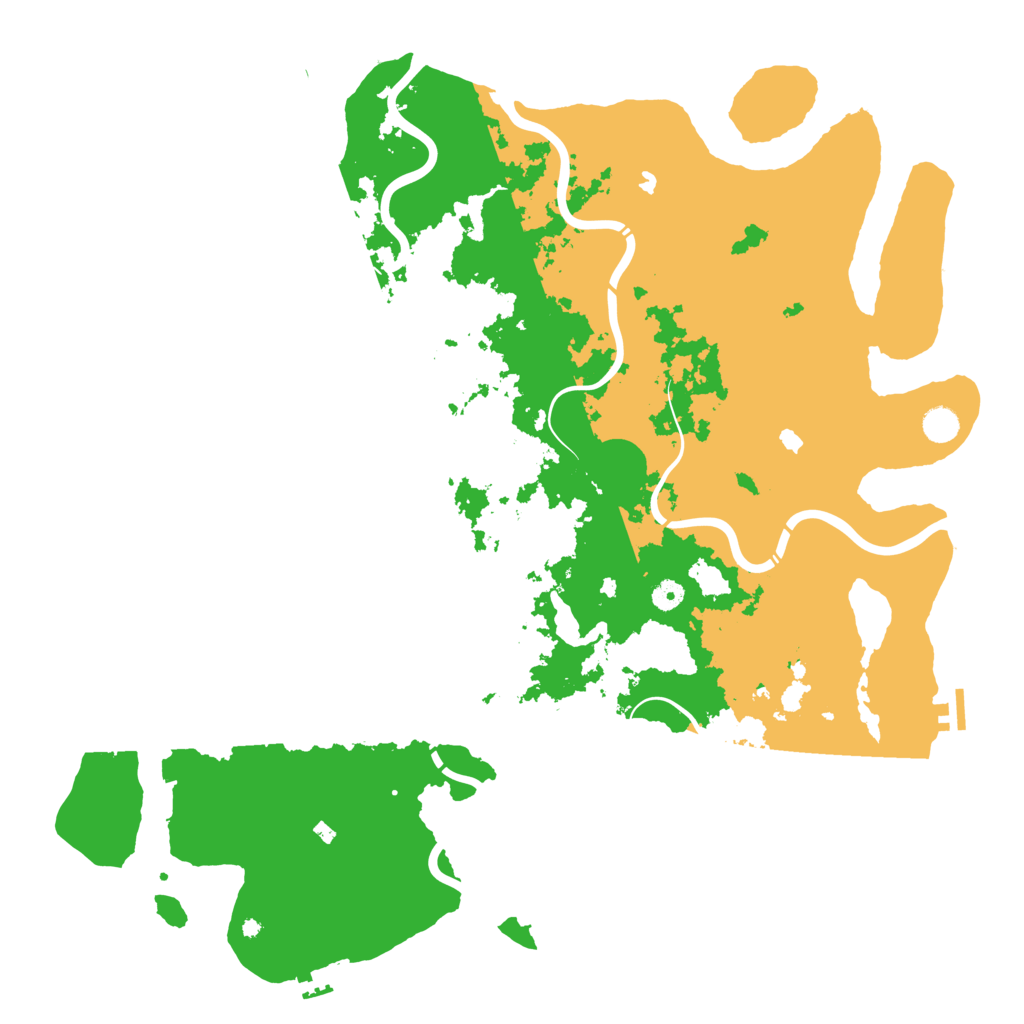 Biome Rust Map: Procedural Map, Size: 5000, Seed: 20966731