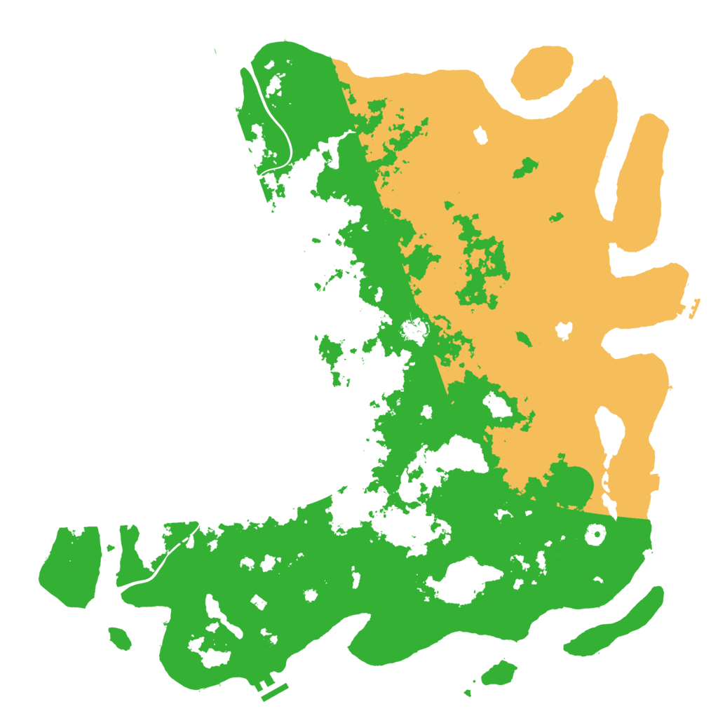 Biome Rust Map: Procedural Map, Size: 5000, Seed: 20966731