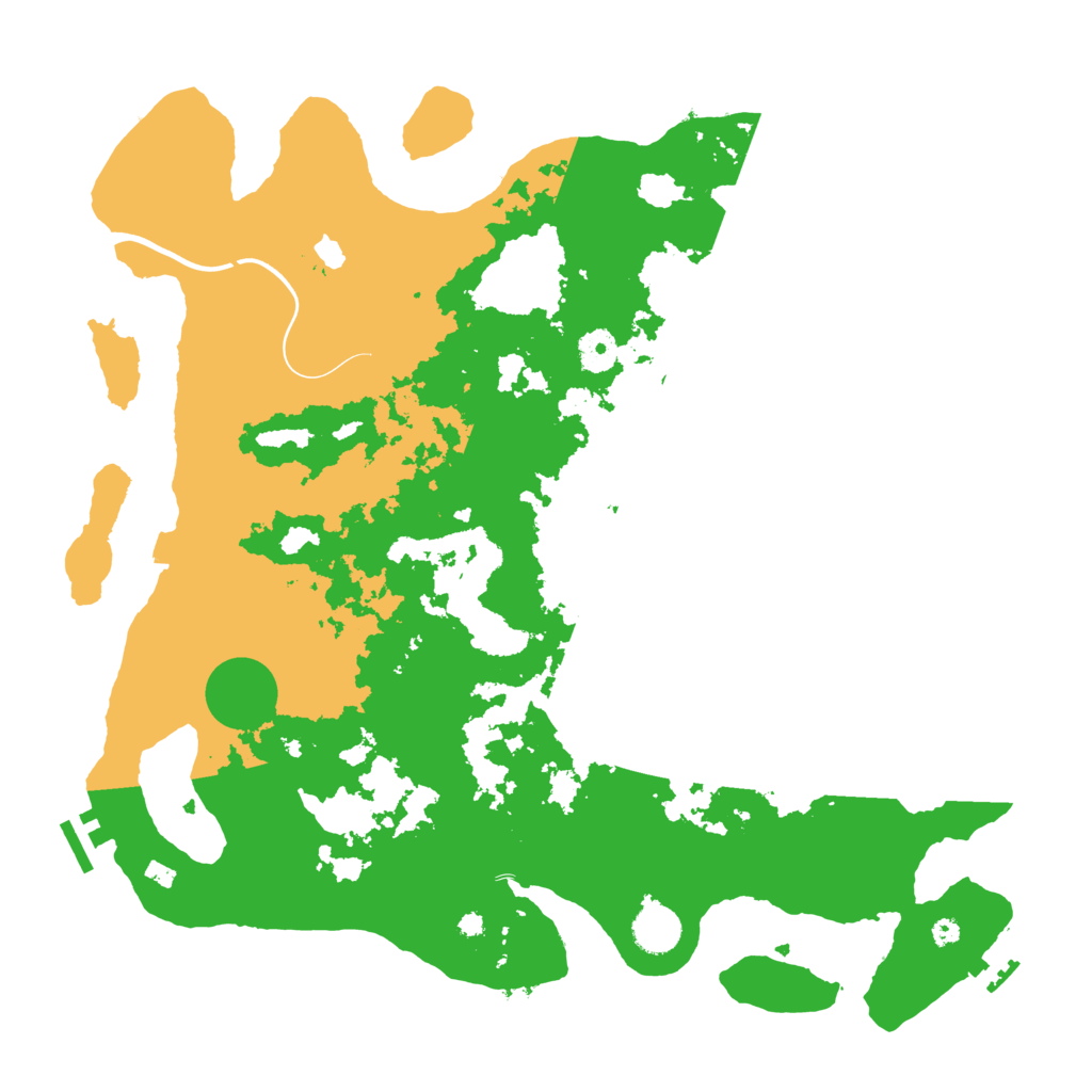 Biome Rust Map: Procedural Map, Size: 4000, Seed: 20241009