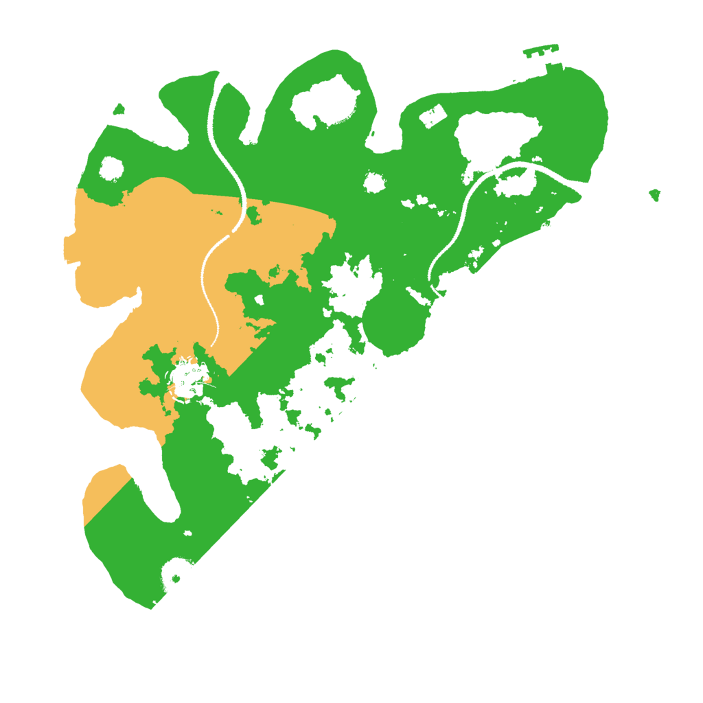 Biome Rust Map: Procedural Map, Size: 3000, Seed: 2144996860