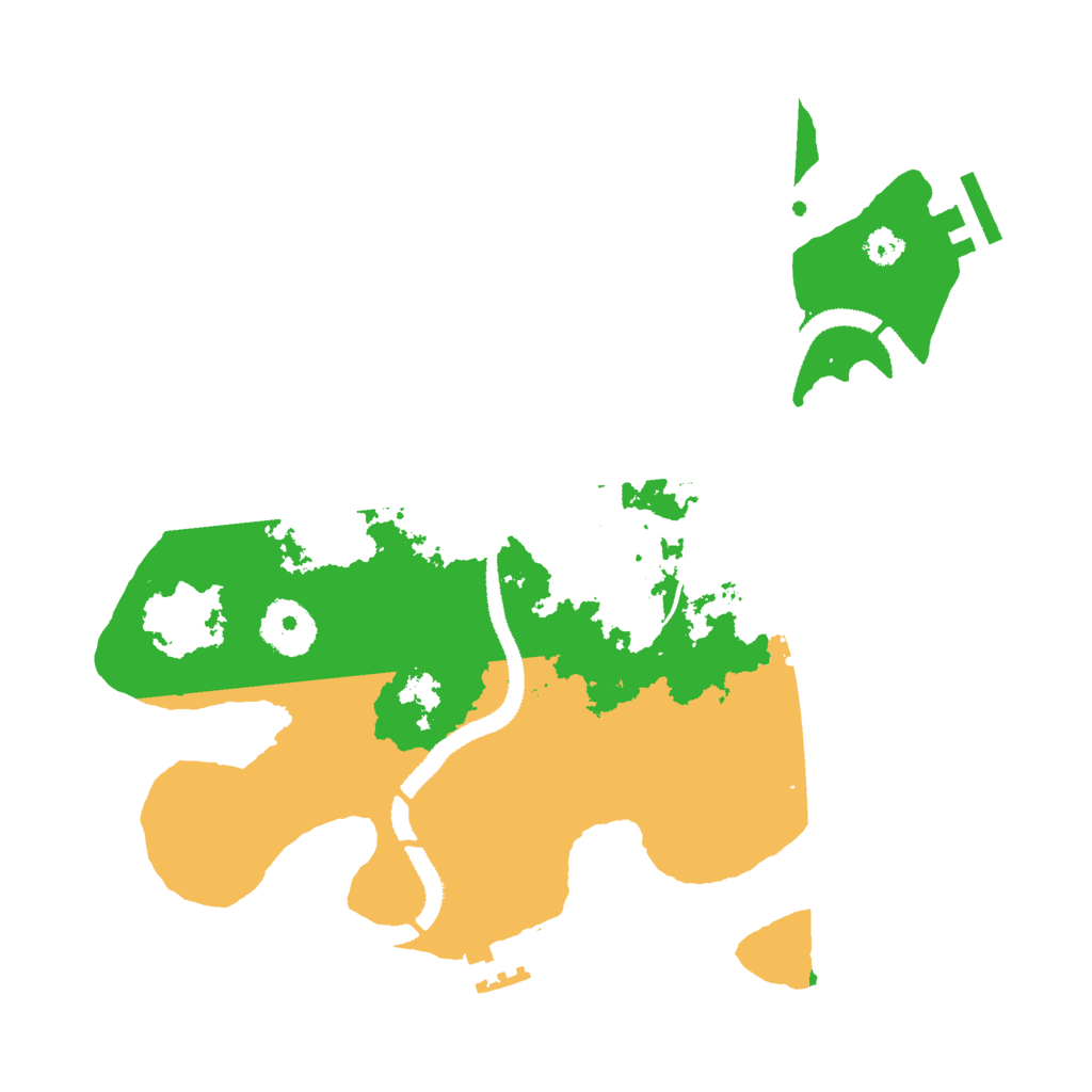 Biome Rust Map: Procedural Map, Size: 3000, Seed: 710827643