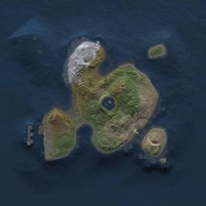 Thumbnail Rust Map: Procedural Map, Size: 1600, Seed: 178079229, 2 Monuments