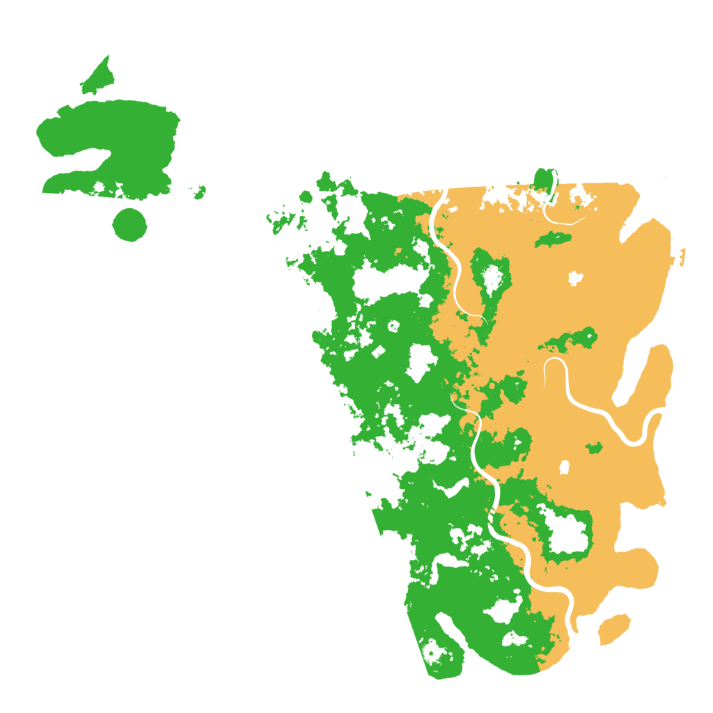 Biome Rust Map: Procedural Map, Size: 6000, Seed: 1071812103
