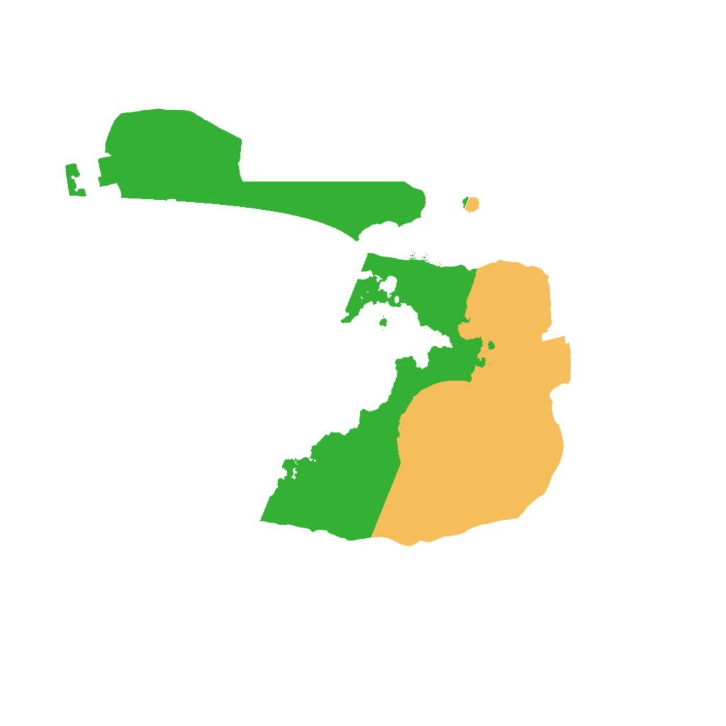 Biome Rust Map: Procedural Map, Size: 1800, Seed: 332221111