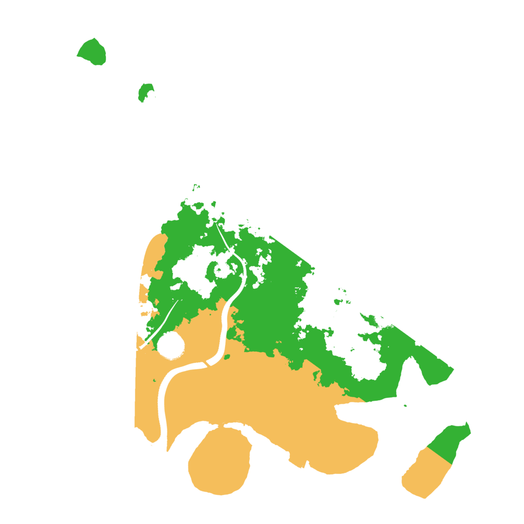 Biome Rust Map: Procedural Map, Size: 3500, Seed: 2147469420