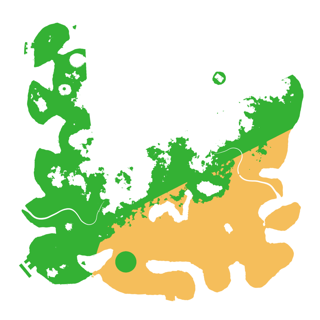 Biome Rust Map: Procedural Map, Size: 4000, Seed: 1372610159