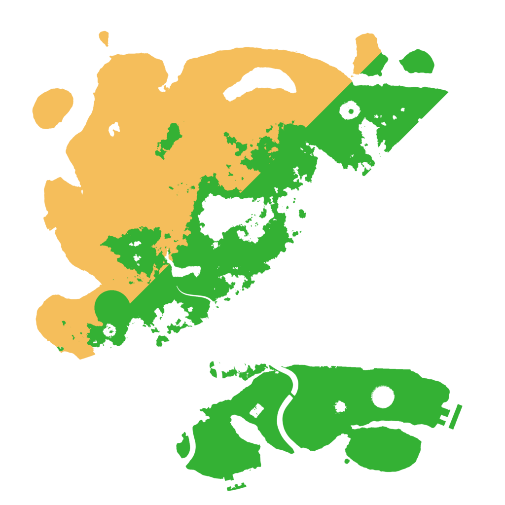 Biome Rust Map: Procedural Map, Size: 4000, Seed: 1168530164