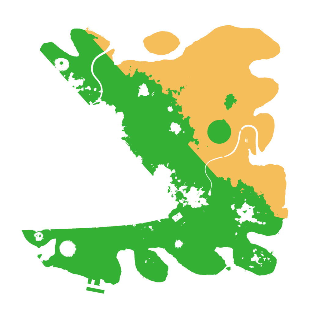 Biome Rust Map: Procedural Map, Size: 3500, Seed: 41024008