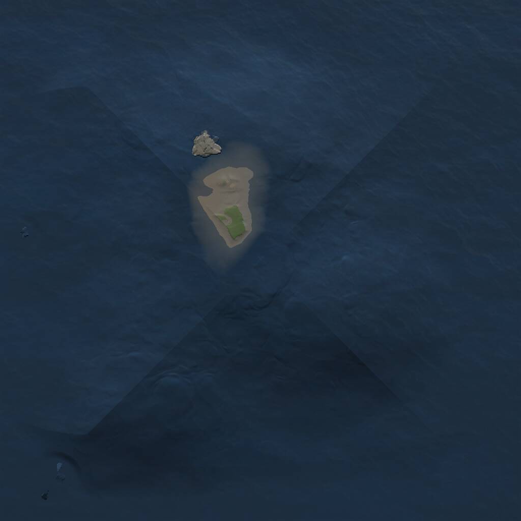 Rust Map: Procedural Map, Size: 1000, Seed: 9516823, 1 Monuments