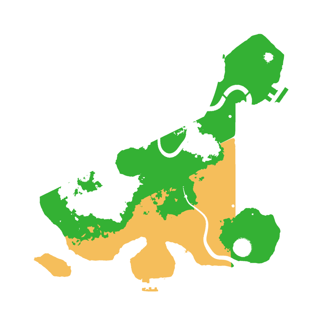 Biome Rust Map: Procedural Map, Size: 3000, Seed: 5097462