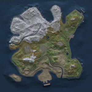 Thumbnail Rust Map: Procedural Map, Size: 3000, Seed: 5097462, 10 Monuments