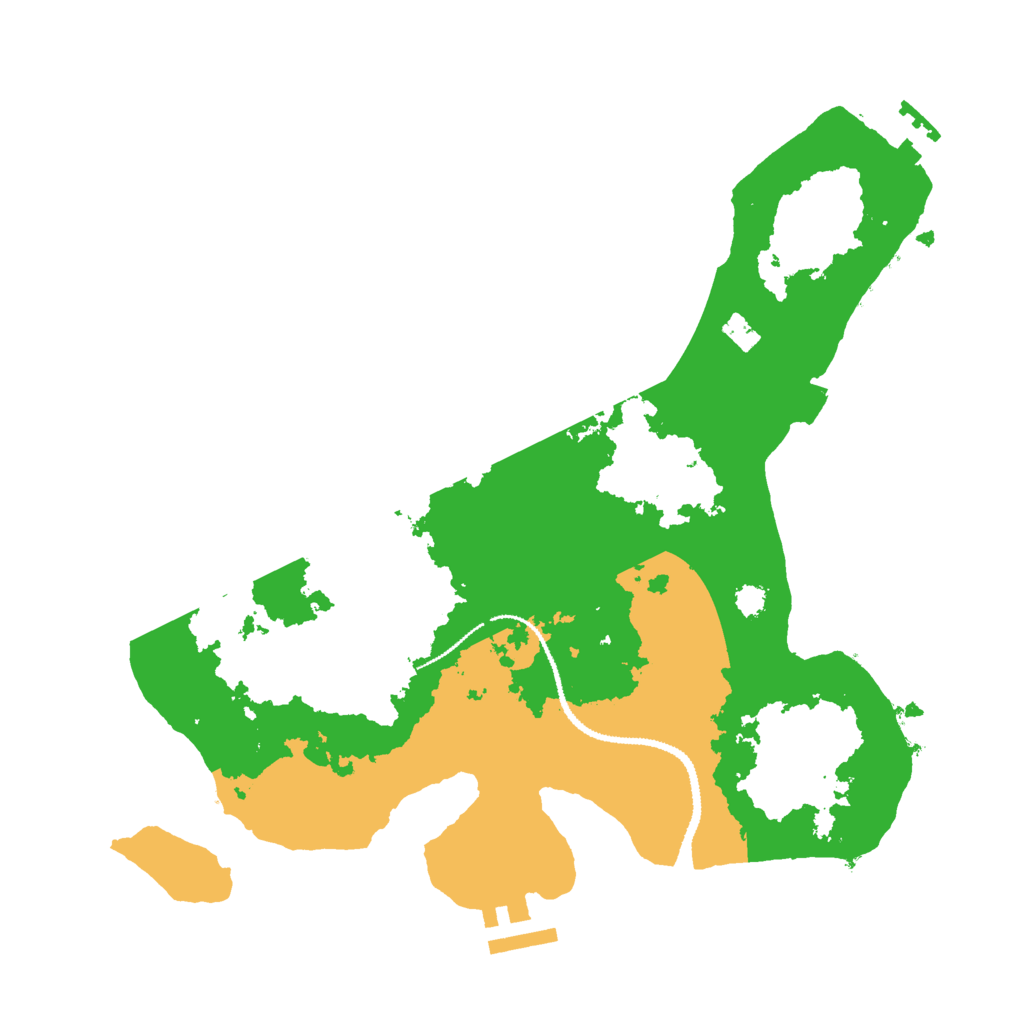 Biome Rust Map: Procedural Map, Size: 3000, Seed: 5097462