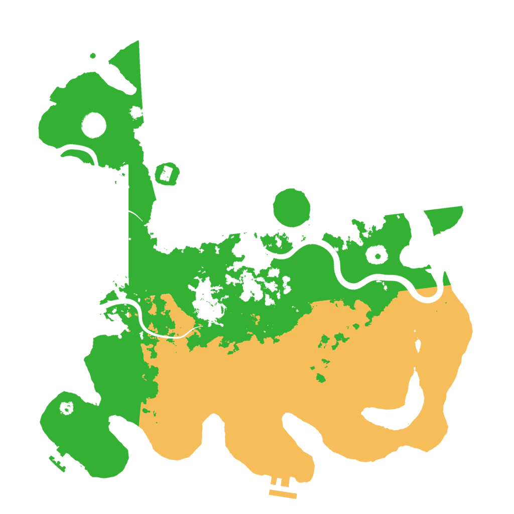 Biome Rust Map: Procedural Map, Size: 3750, Seed: 51243222