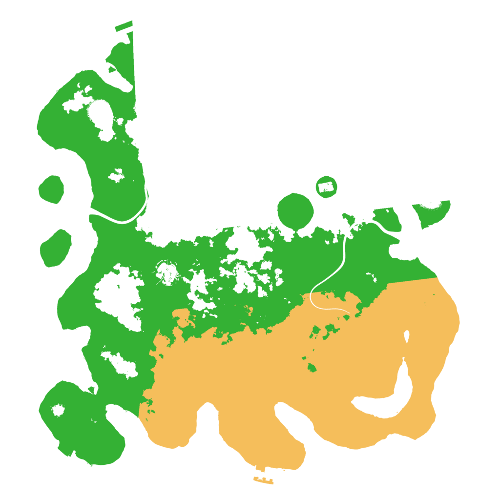 Biome Rust Map: Procedural Map, Size: 3750, Seed: 51243222