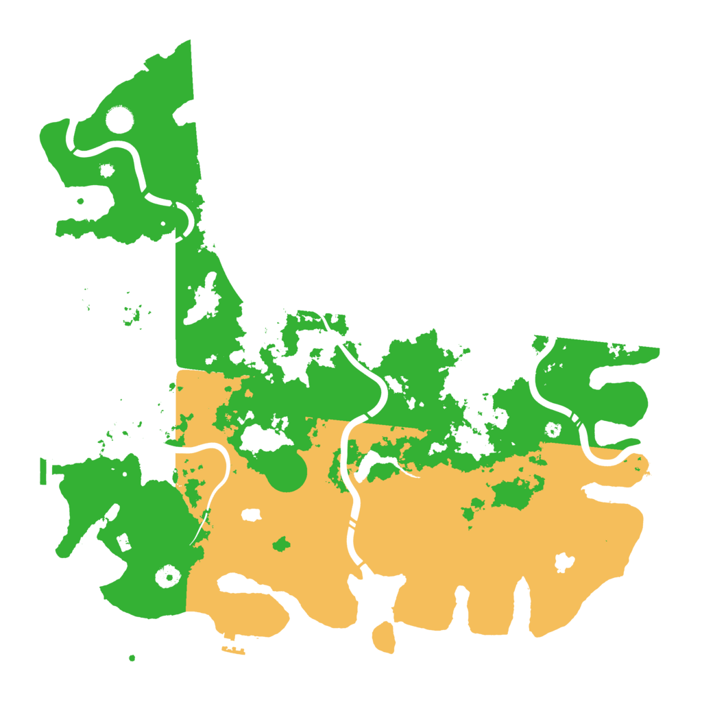 Biome Rust Map: Procedural Map, Size: 4500, Seed: 7824
