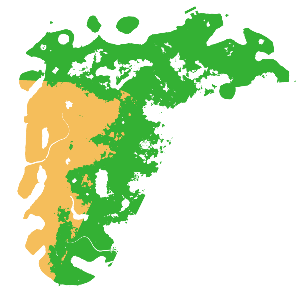 Biome Rust Map: Procedural Map, Size: 5000, Seed: 694819670