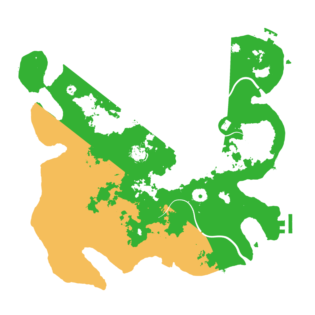 Biome Rust Map: Procedural Map, Size: 3300, Seed: 548561708