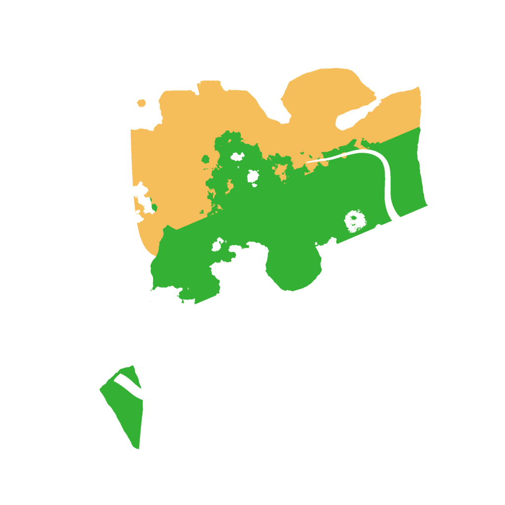 Biome Rust Map: Procedural Map, Size: 2500, Seed: 204134357