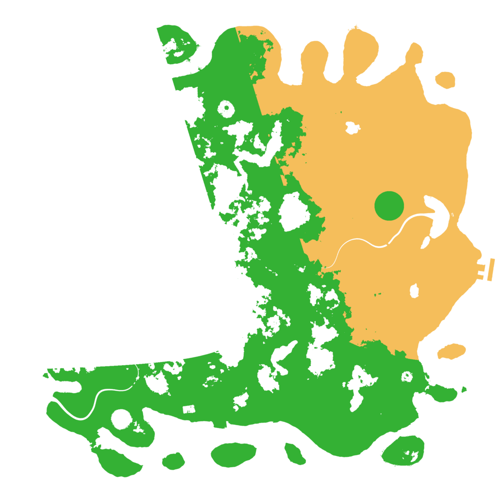 Biome Rust Map: Procedural Map, Size: 4500, Seed: 84902023