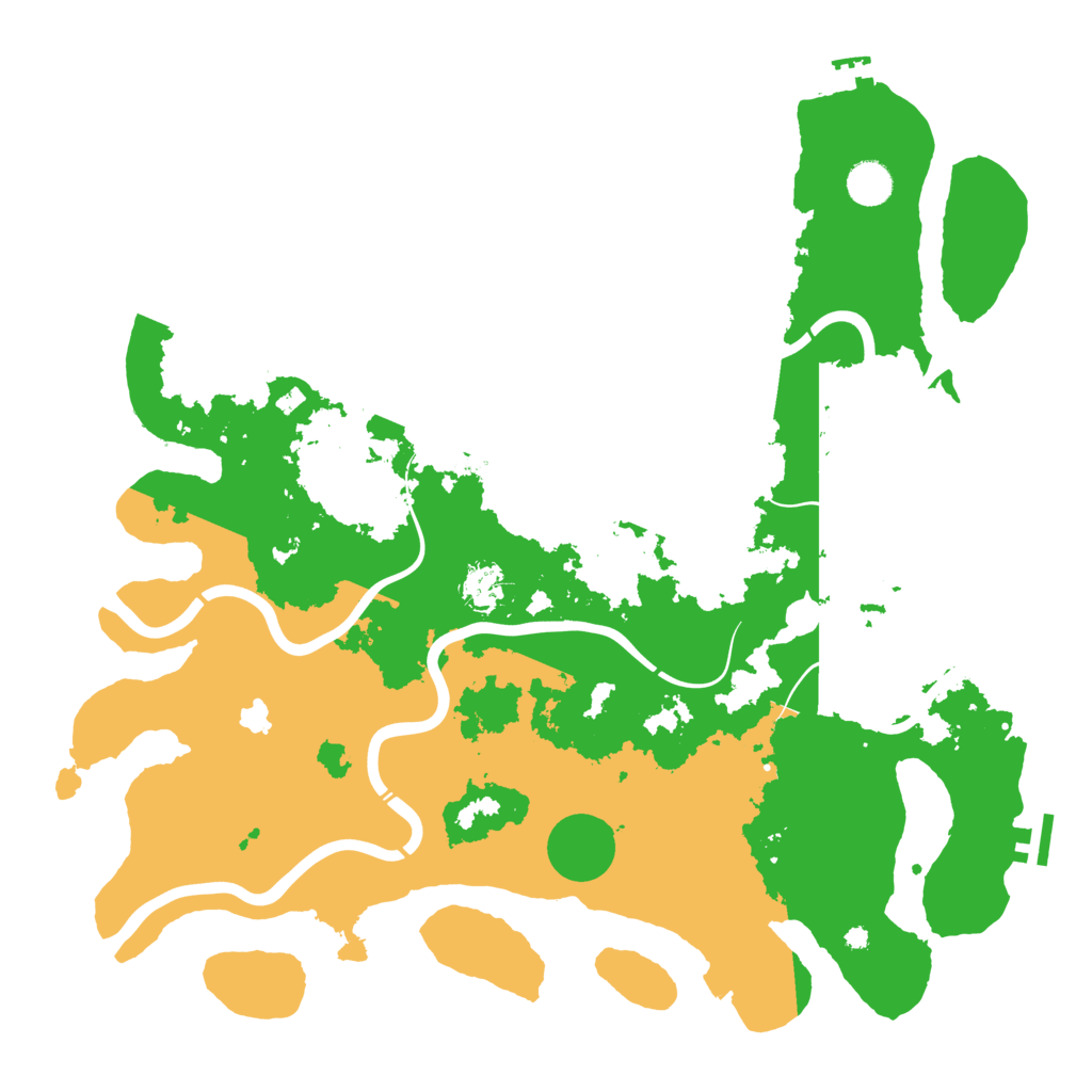 Biome Rust Map: Procedural Map, Size: 4253, Seed: 1249887509