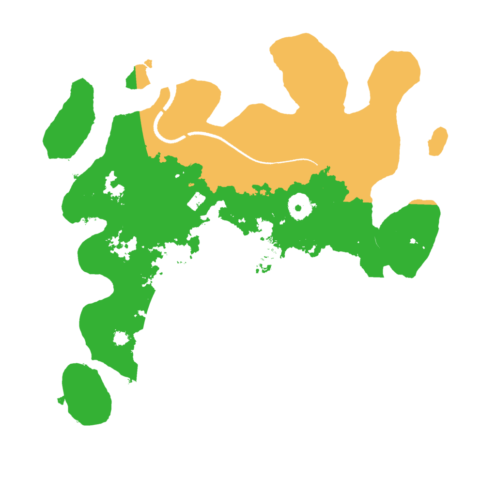 Biome Rust Map: Procedural Map, Size: 3000, Seed: 51518