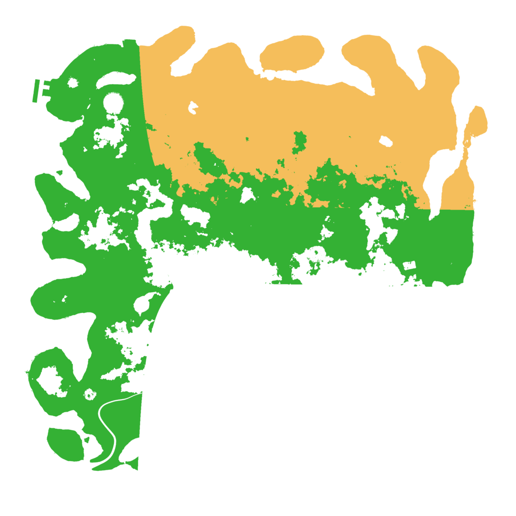 Biome Rust Map: Procedural Map, Size: 4500, Seed: 10102024