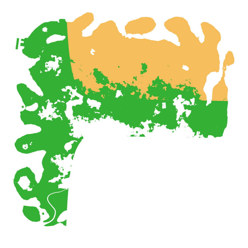 Biome Rust Map: Procedural Map, Size: 4500, Seed: 10102024