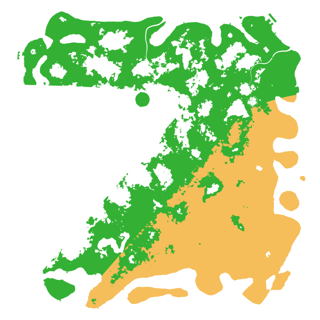 Biome Rust Map: Procedural Map, Size: 6000, Seed: 115873158