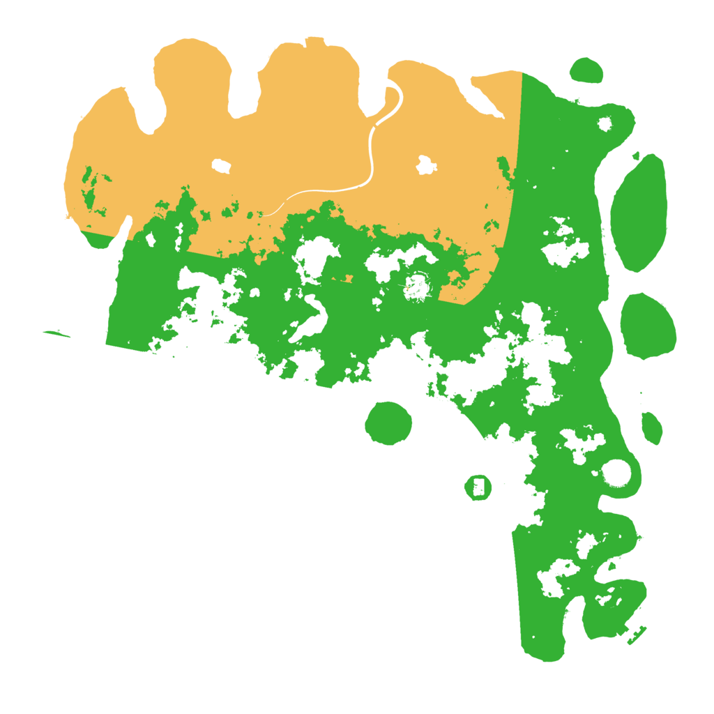 Biome Rust Map: Procedural Map, Size: 4500, Seed: 820471590