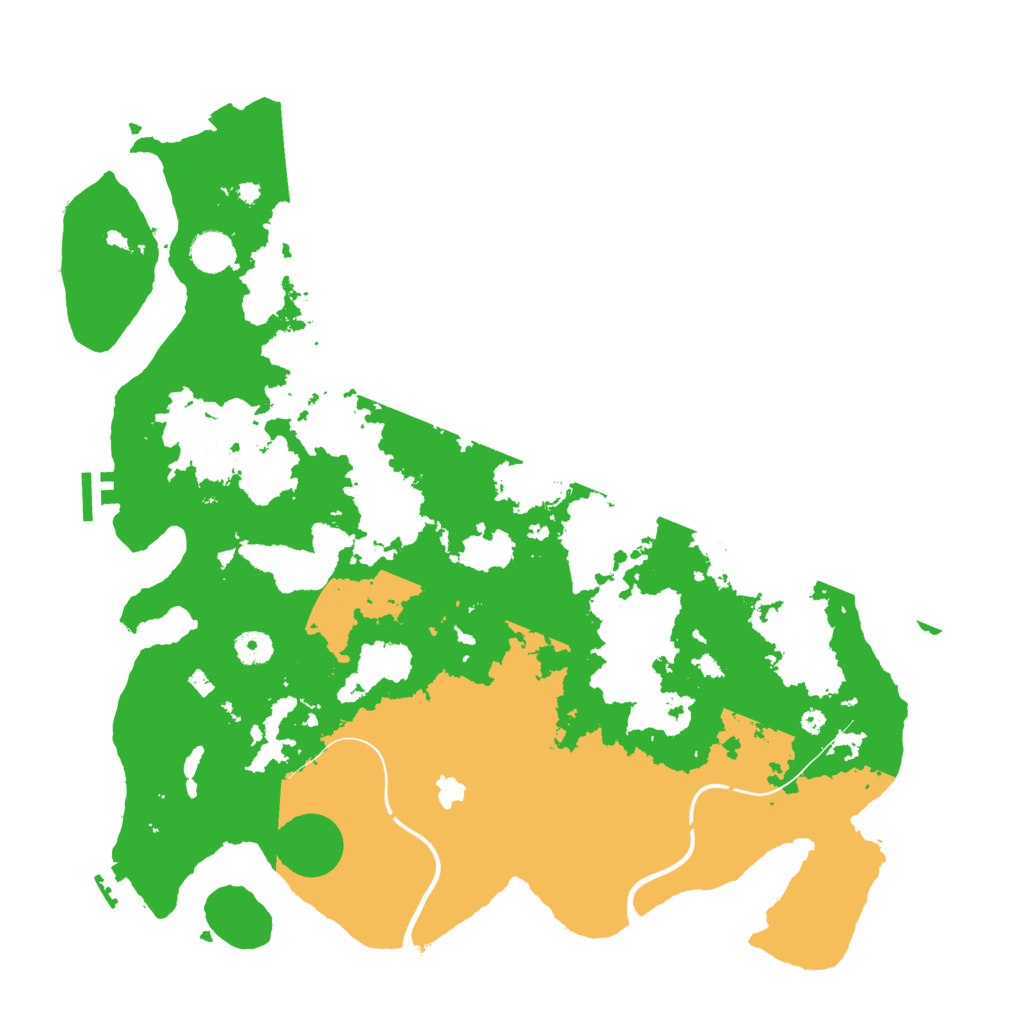 Biome Rust Map: Procedural Map, Size: 4250, Seed: 294577892