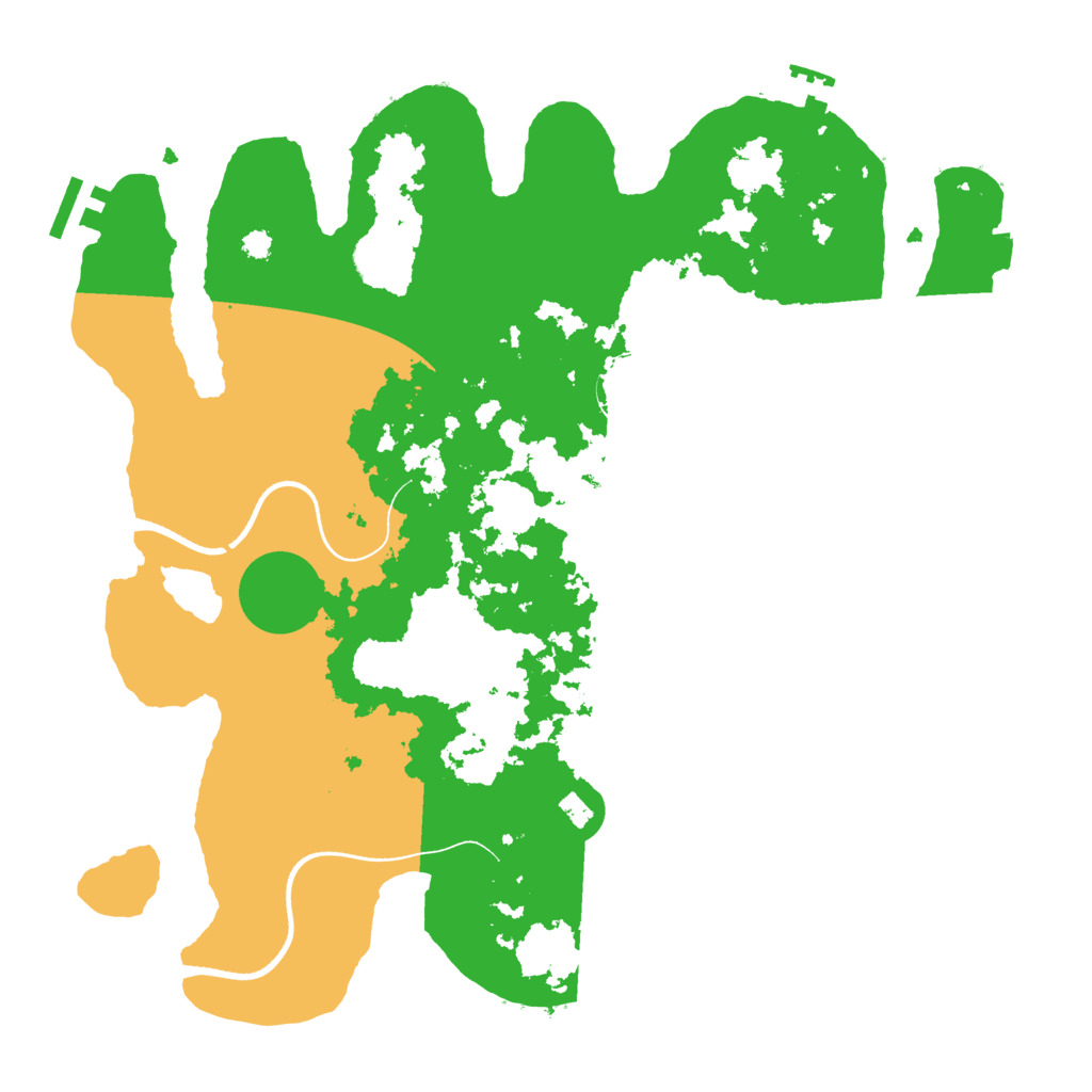 Biome Rust Map: Procedural Map, Size: 3500, Seed: 503360236