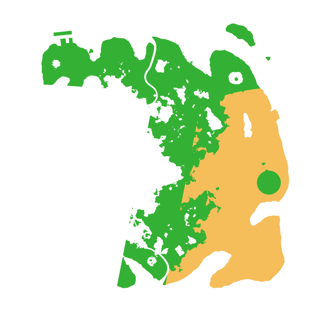 Biome Rust Map: Procedural Map, Size: 3500, Seed: 2005824005