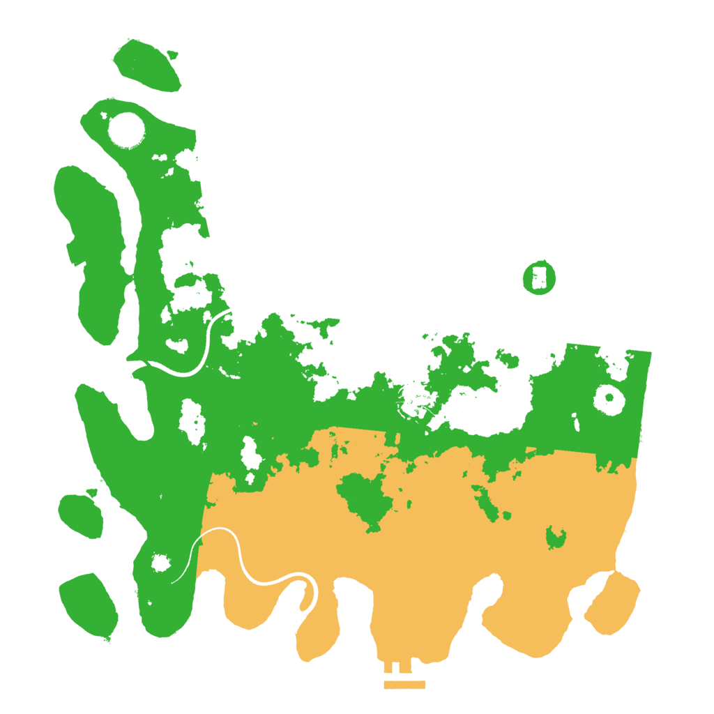 Biome Rust Map: Procedural Map, Size: 3500, Seed: 748482100