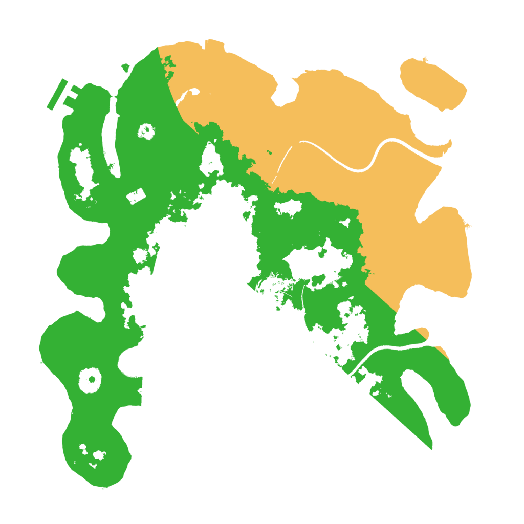 Biome Rust Map: Procedural Map, Size: 3200, Seed: 138112806